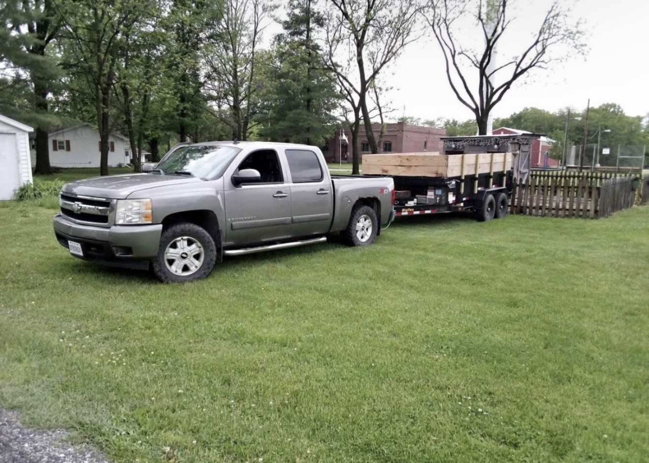 dump it junk removal truck and dump trailer